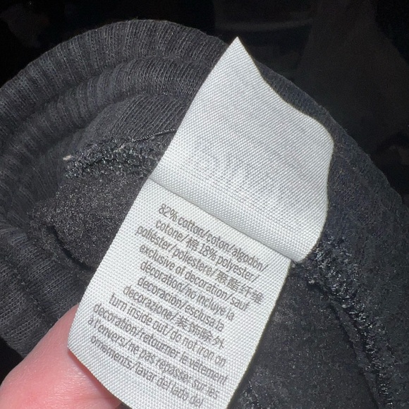 Victoria's Secret PINK Black Orange Custom Tie Dye Cozy Cuffed Joggers Size XL - Picture 10 of 10